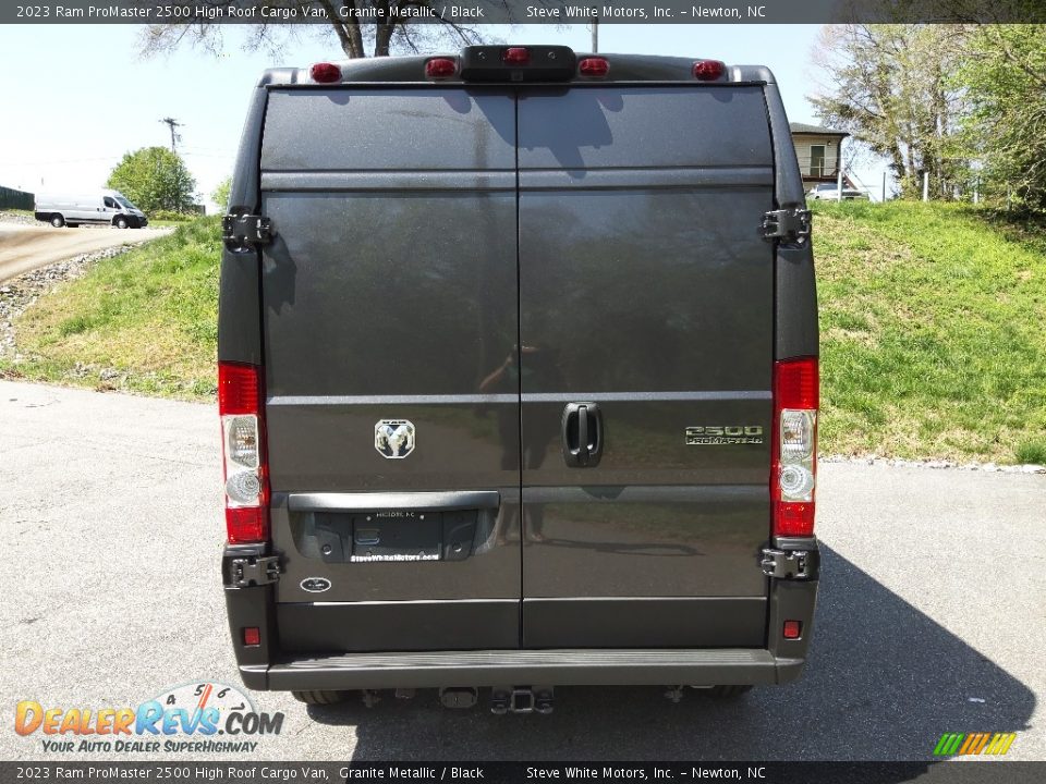 2023 Ram ProMaster 2500 High Roof Cargo Van Granite Metallic / Black Photo #7