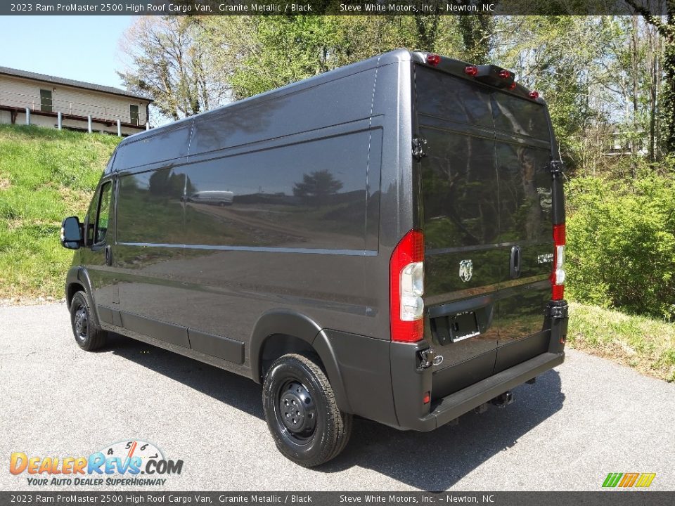 2023 Ram ProMaster 2500 High Roof Cargo Van Granite Metallic / Black Photo #8