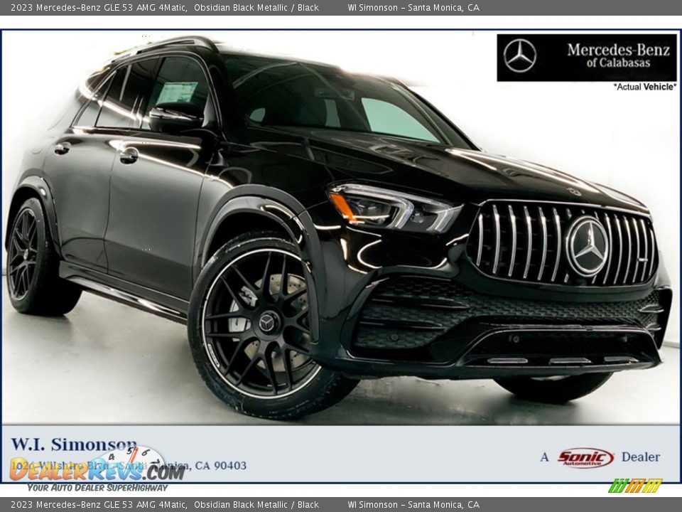 2023 Mercedes-Benz GLE 53 AMG 4Matic Obsidian Black Metallic / Black Photo #1