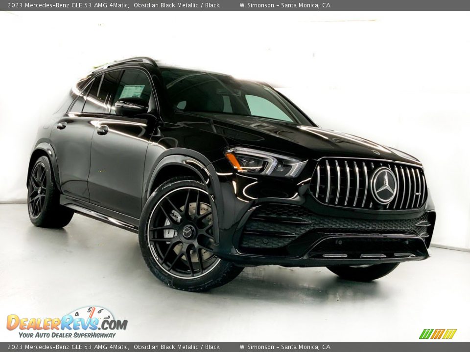 Obsidian Black Metallic 2023 Mercedes-Benz GLE 53 AMG 4Matic Photo #2