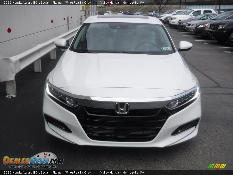 2020 Honda Accord EX-L Sedan Platinum White Pearl / Gray Photo #5
