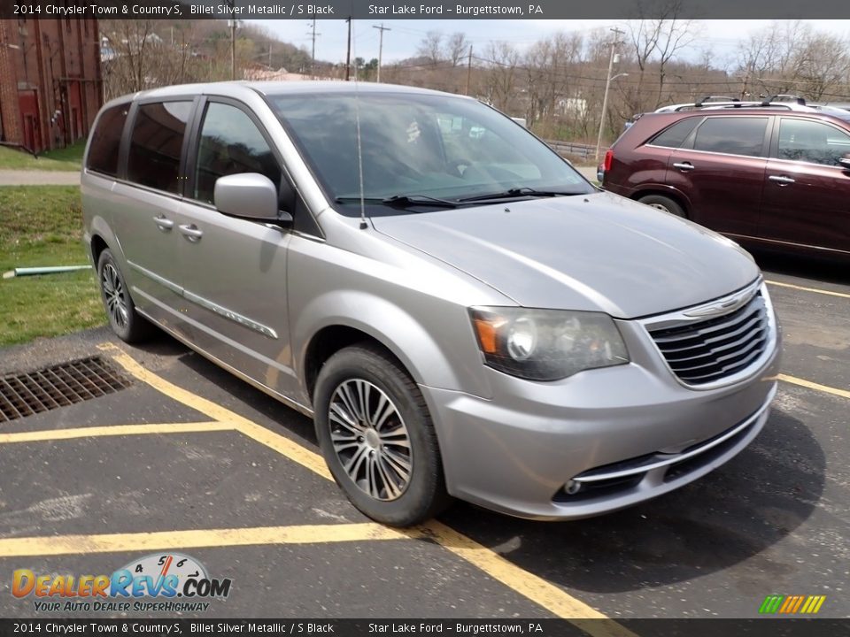 2014 Chrysler Town & Country S Billet Silver Metallic / S Black Photo #3