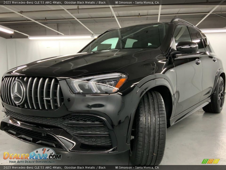 Obsidian Black Metallic 2023 Mercedes-Benz GLE 53 AMG 4Matic Photo #7