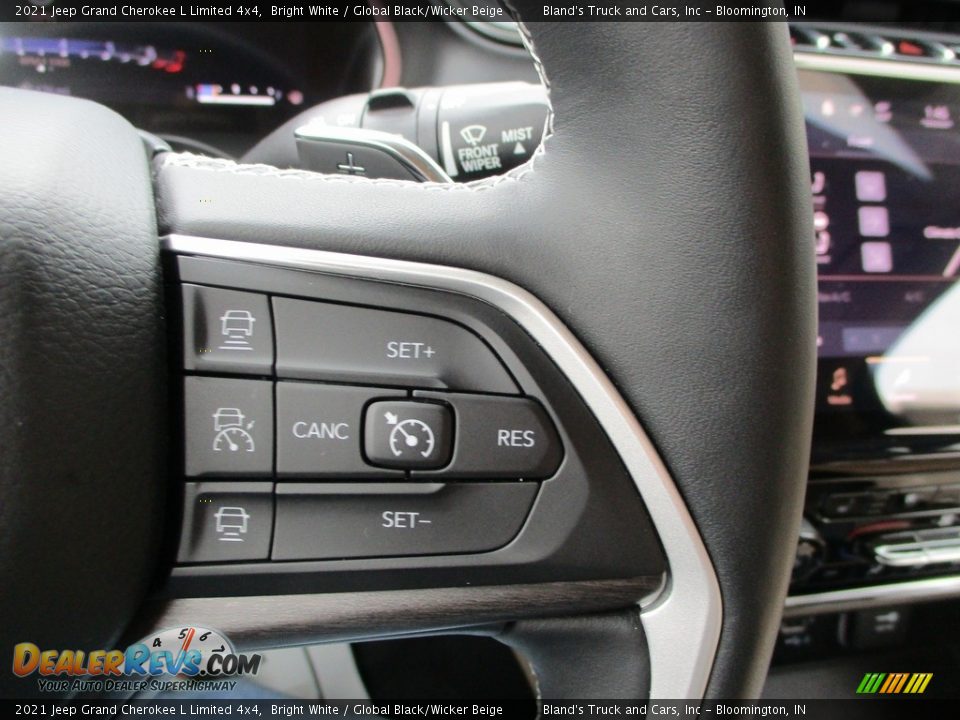 2021 Jeep Grand Cherokee L Limited 4x4 Steering Wheel Photo #12