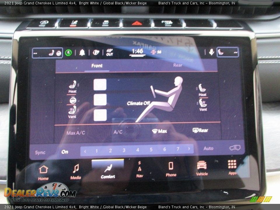 Controls of 2021 Jeep Grand Cherokee L Limited 4x4 Photo #13