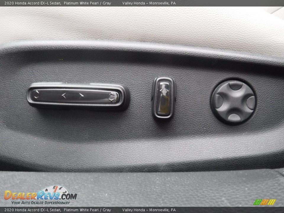 2020 Honda Accord EX-L Sedan Platinum White Pearl / Gray Photo #14