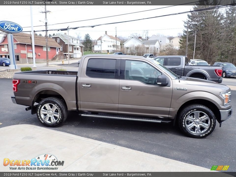 Stone Gray 2019 Ford F150 XLT SuperCrew 4x4 Photo #6