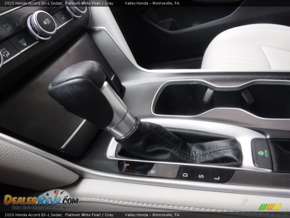 2020 Honda Accord EX-L Sedan Platinum White Pearl / Gray Photo #17
