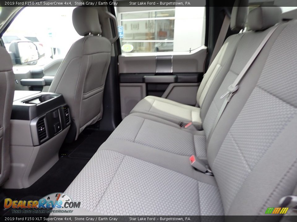 Rear Seat of 2019 Ford F150 XLT SuperCrew 4x4 Photo #12