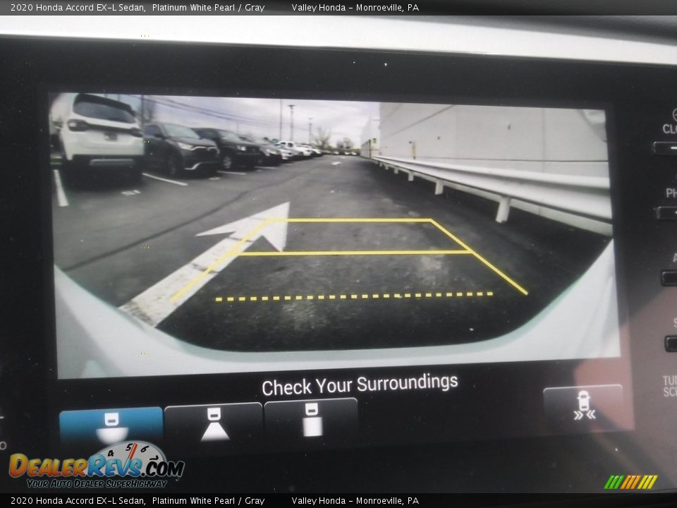 2020 Honda Accord EX-L Sedan Platinum White Pearl / Gray Photo #22