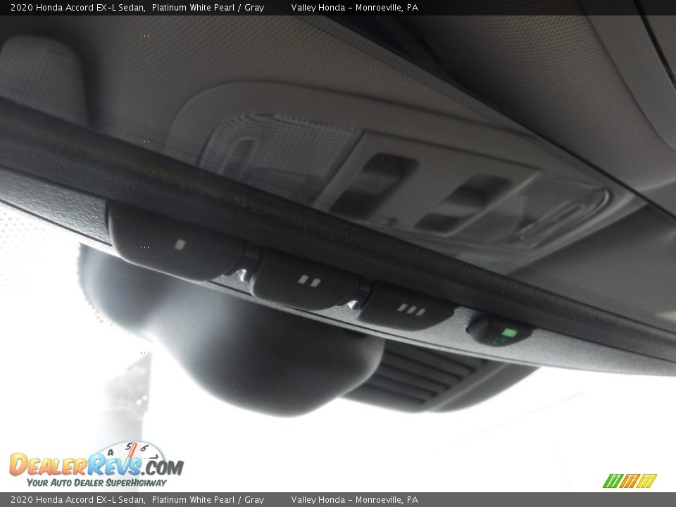 2020 Honda Accord EX-L Sedan Platinum White Pearl / Gray Photo #23