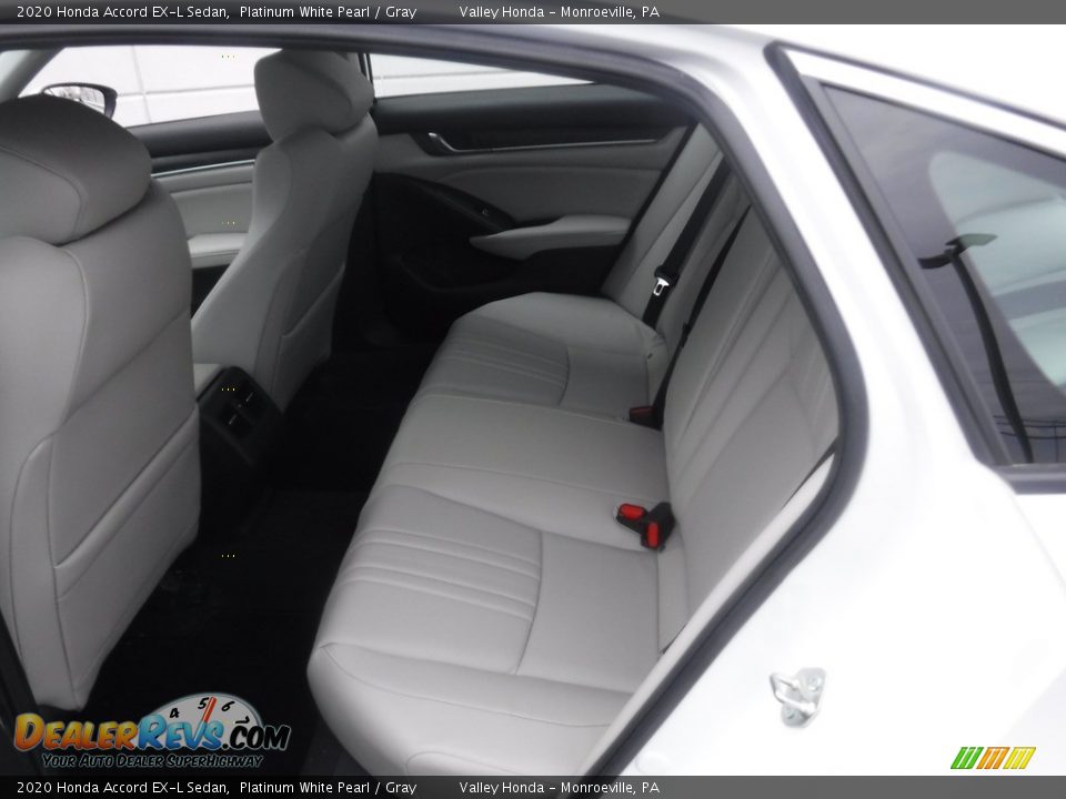 2020 Honda Accord EX-L Sedan Platinum White Pearl / Gray Photo #28