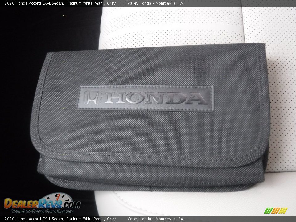 2020 Honda Accord EX-L Sedan Platinum White Pearl / Gray Photo #30