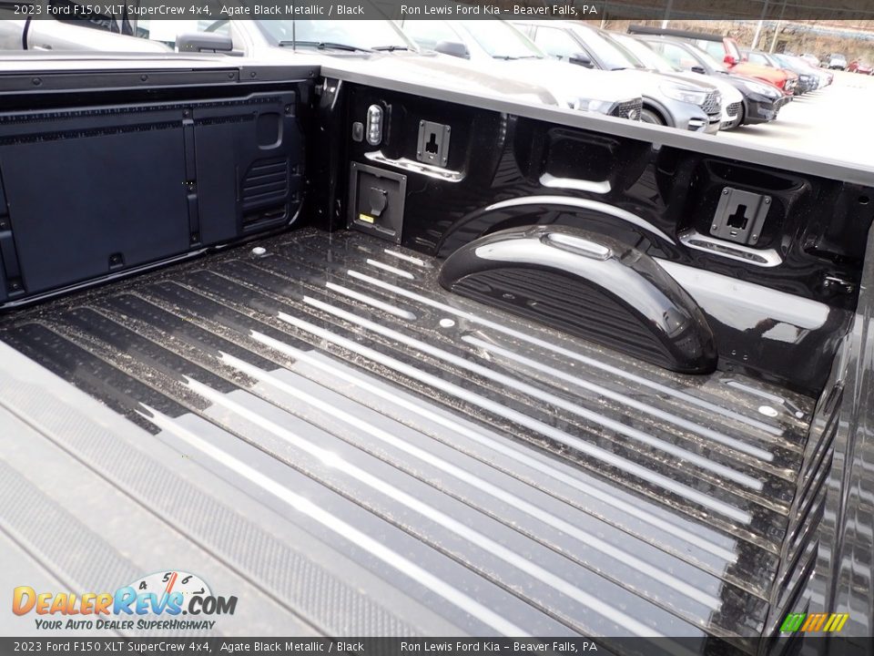 2023 Ford F150 XLT SuperCrew 4x4 Agate Black Metallic / Black Photo #10