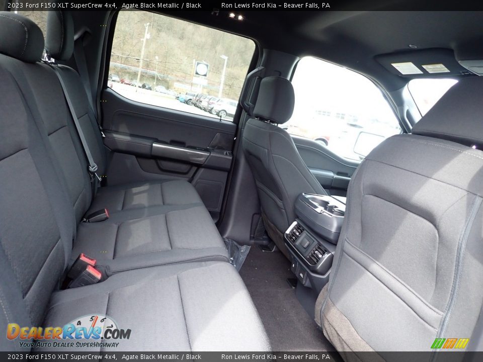 2023 Ford F150 XLT SuperCrew 4x4 Agate Black Metallic / Black Photo #11