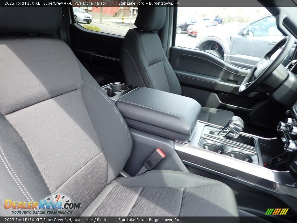 Front Seat of 2023 Ford F150 XLT SuperCrew 4x4 Photo #9