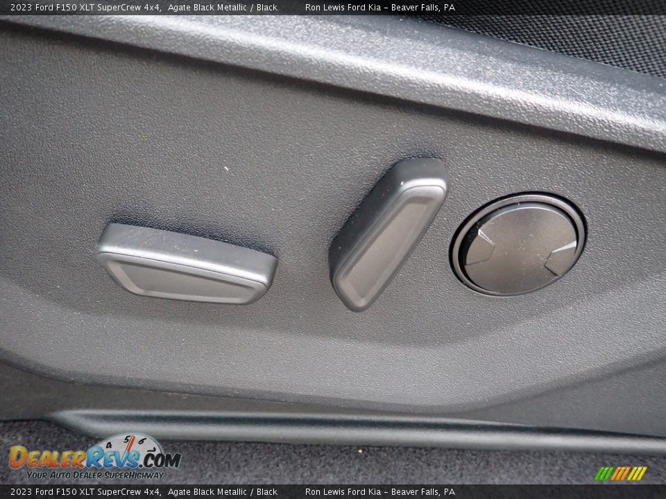 2023 Ford F150 XLT SuperCrew 4x4 Agate Black Metallic / Black Photo #16