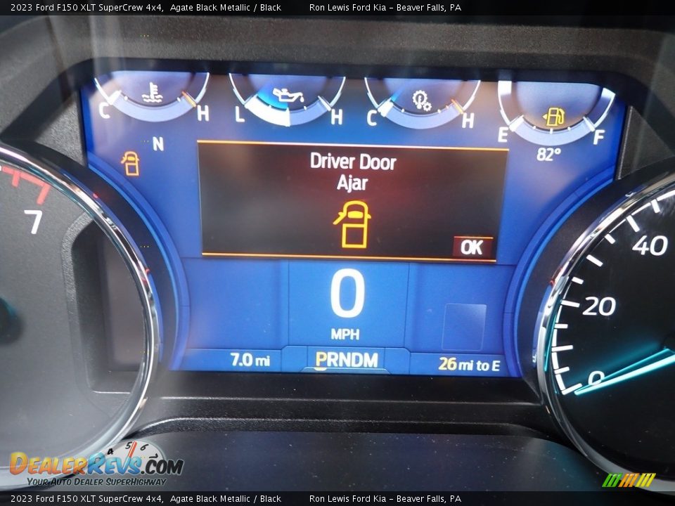 2023 Ford F150 XLT SuperCrew 4x4 Agate Black Metallic / Black Photo #17