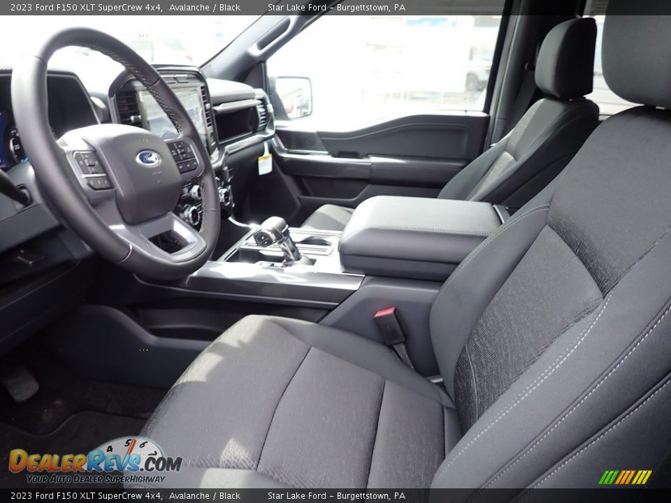 Front Seat of 2023 Ford F150 XLT SuperCrew 4x4 Photo #14