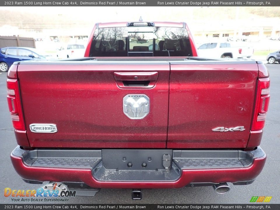 Delmonico Red Pearl 2023 Ram 1500 Long Horn Crew Cab 4x4 Photo #4