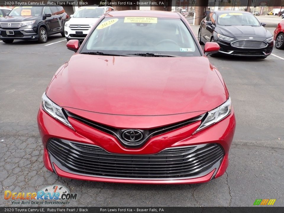 2020 Toyota Camry LE Ruby Flare Pearl / Black Photo #3