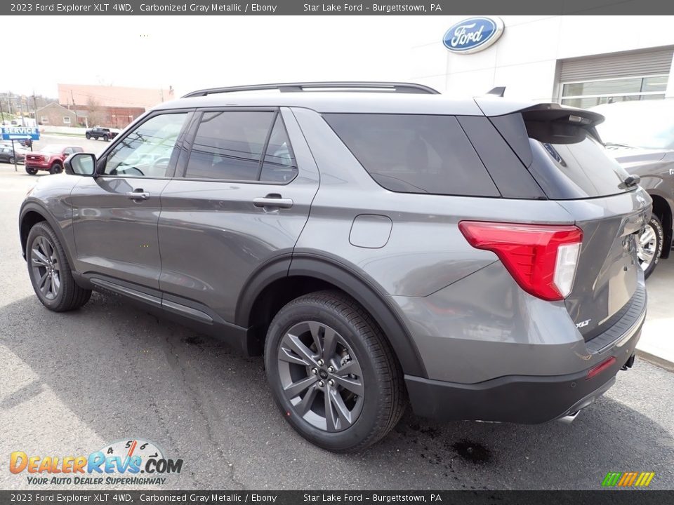 2023 Ford Explorer XLT 4WD Carbonized Gray Metallic / Ebony Photo #3