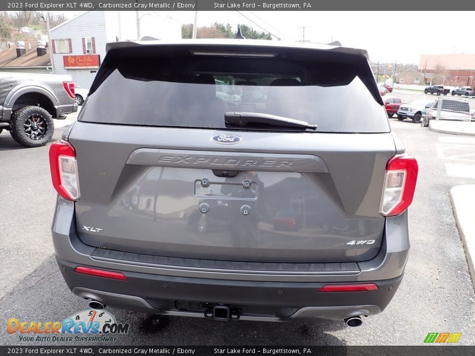 2023 Ford Explorer XLT 4WD Carbonized Gray Metallic / Ebony Photo #4