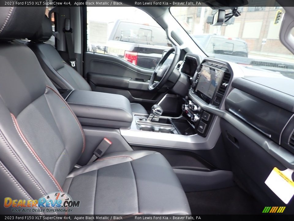 Front Seat of 2023 Ford F150 XLT SuperCrew 4x4 Photo #11