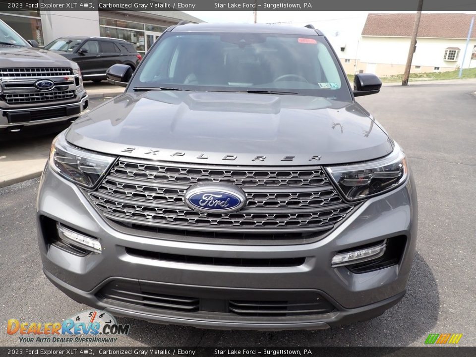 2023 Ford Explorer XLT 4WD Carbonized Gray Metallic / Ebony Photo #7