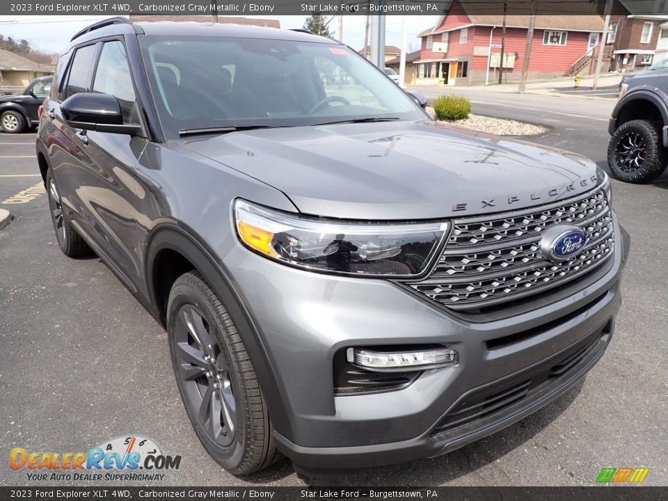 Carbonized Gray Metallic 2023 Ford Explorer XLT 4WD Photo #8