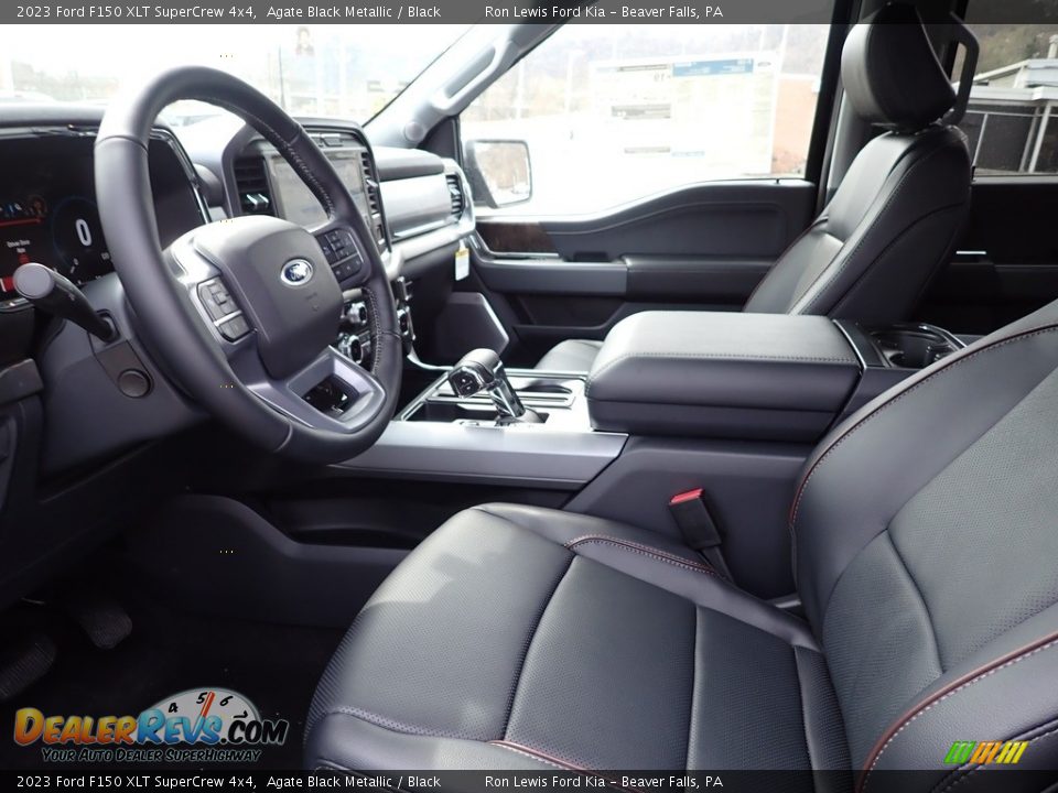 Front Seat of 2023 Ford F150 XLT SuperCrew 4x4 Photo #14