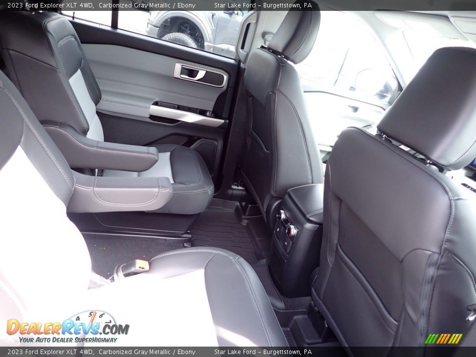 Rear Seat of 2023 Ford Explorer XLT 4WD Photo #10
