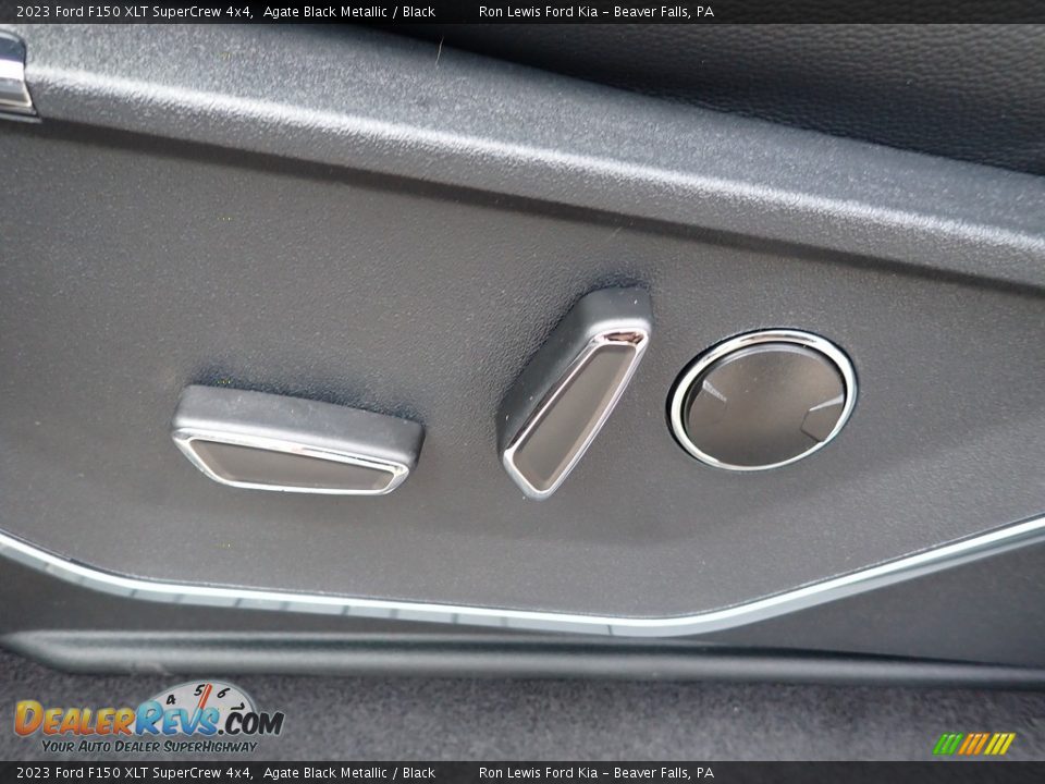2023 Ford F150 XLT SuperCrew 4x4 Agate Black Metallic / Black Photo #15