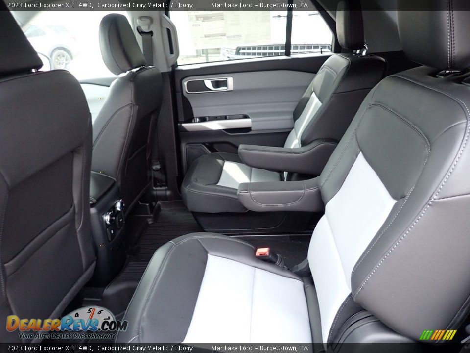 Rear Seat of 2023 Ford Explorer XLT 4WD Photo #11