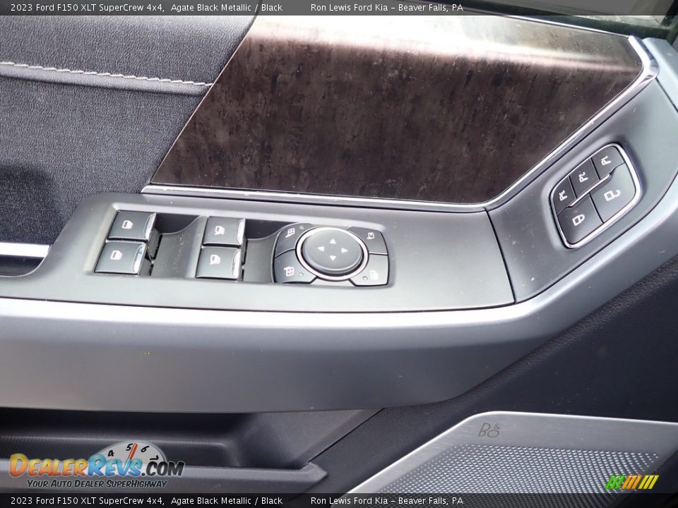 2023 Ford F150 XLT SuperCrew 4x4 Agate Black Metallic / Black Photo #16