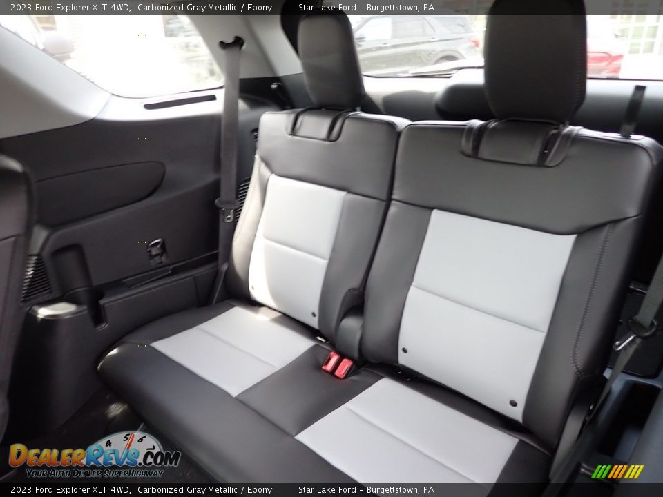 Rear Seat of 2023 Ford Explorer XLT 4WD Photo #12