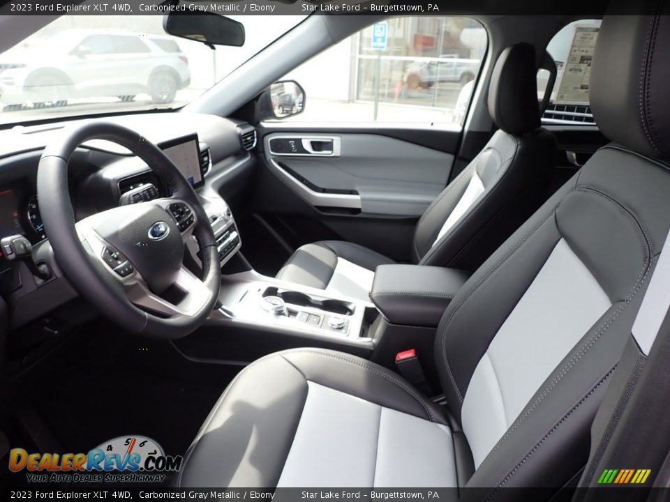 Ebony Interior - 2023 Ford Explorer XLT 4WD Photo #14