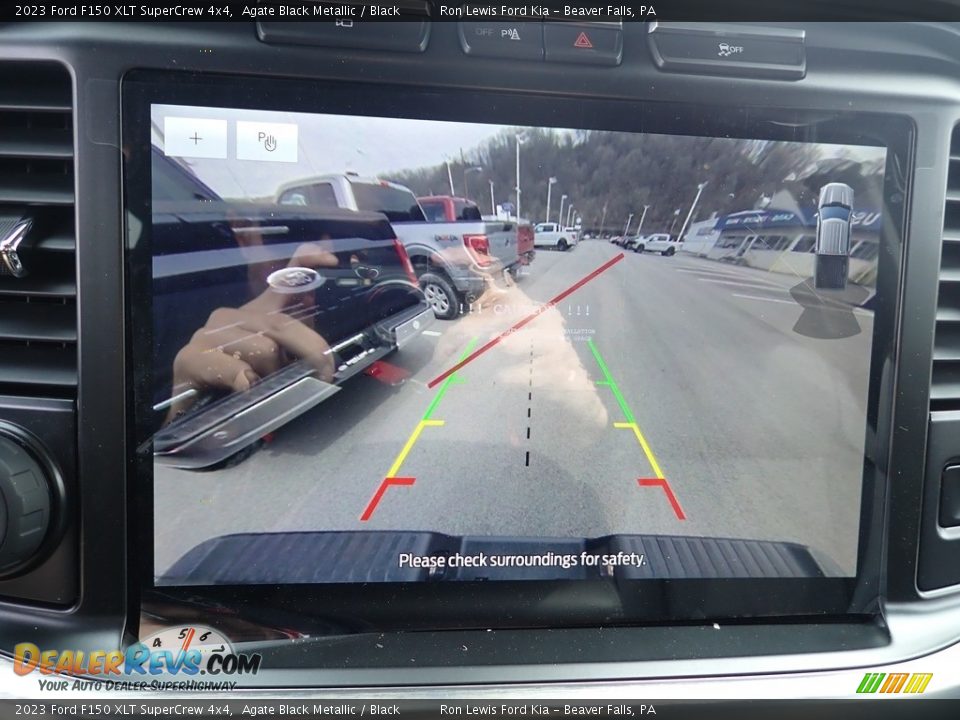 2023 Ford F150 XLT SuperCrew 4x4 Agate Black Metallic / Black Photo #19