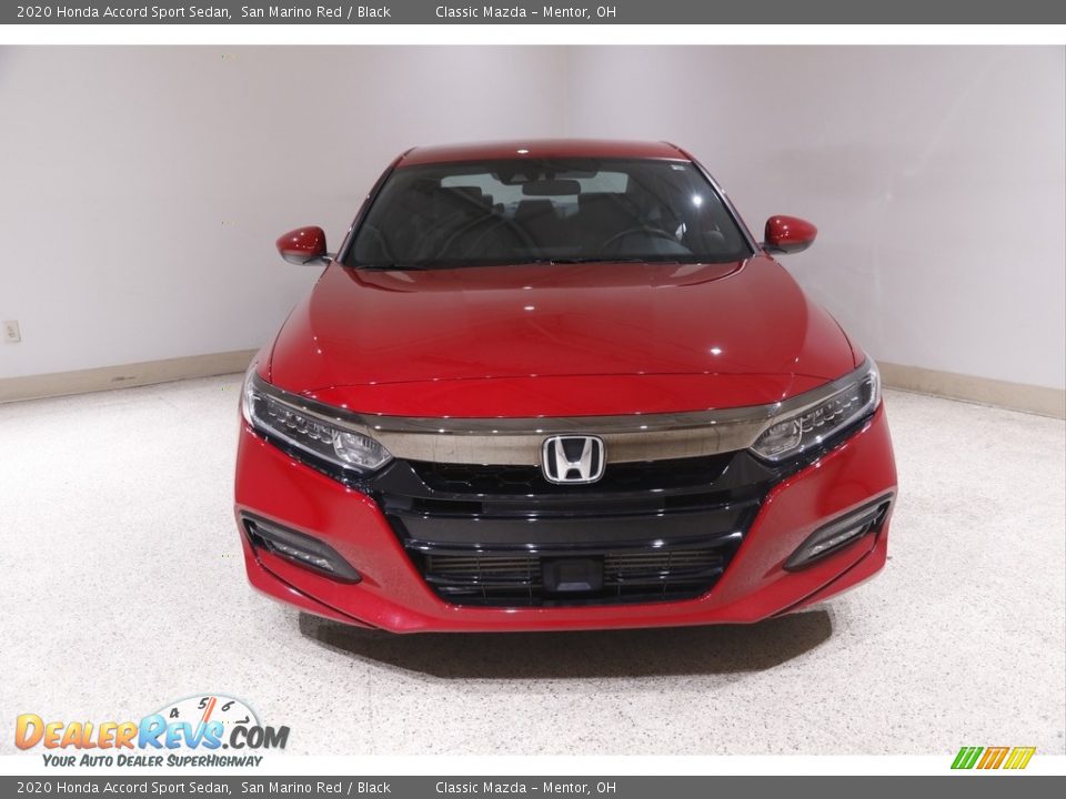 2020 Honda Accord Sport Sedan San Marino Red / Black Photo #2