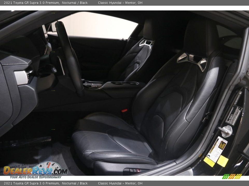 Front Seat of 2021 Toyota GR Supra 3.0 Premium Photo #6