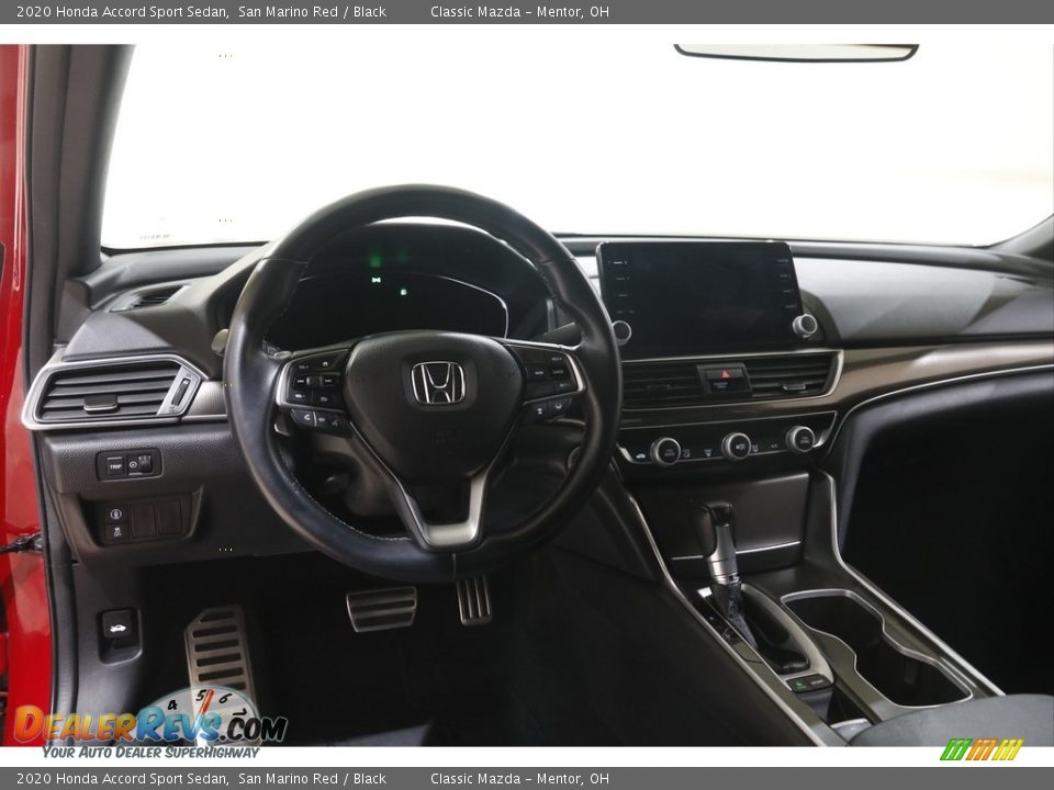 2020 Honda Accord Sport Sedan San Marino Red / Black Photo #6