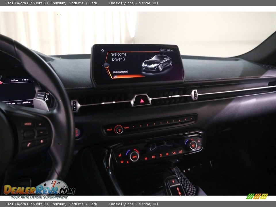 Dashboard of 2021 Toyota GR Supra 3.0 Premium Photo #10