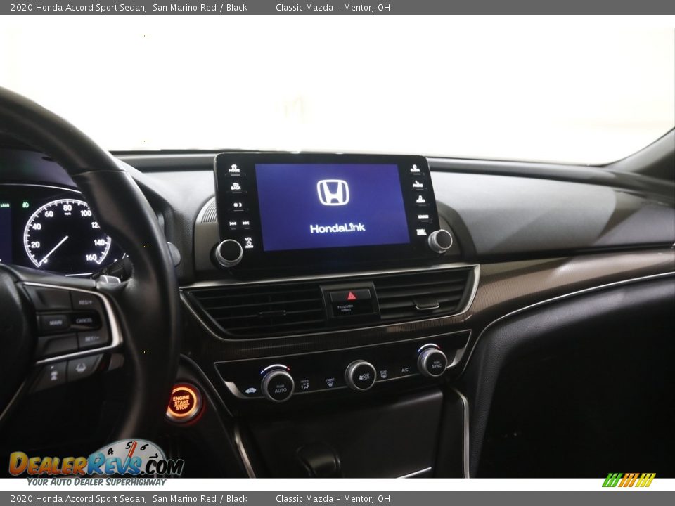 2020 Honda Accord Sport Sedan San Marino Red / Black Photo #9