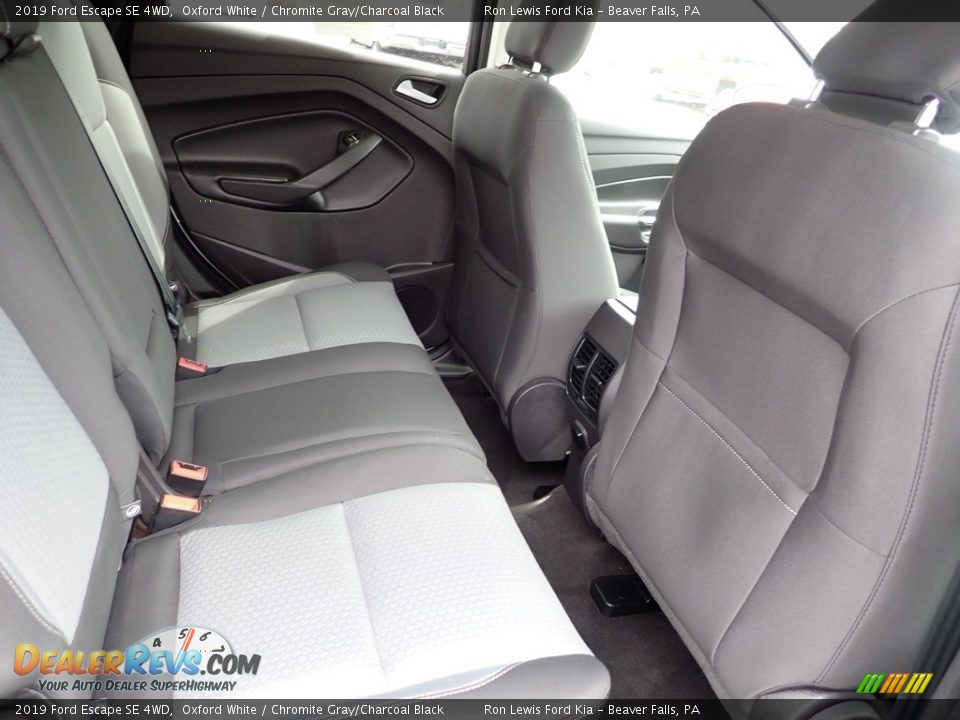 2019 Ford Escape SE 4WD Oxford White / Chromite Gray/Charcoal Black Photo #10