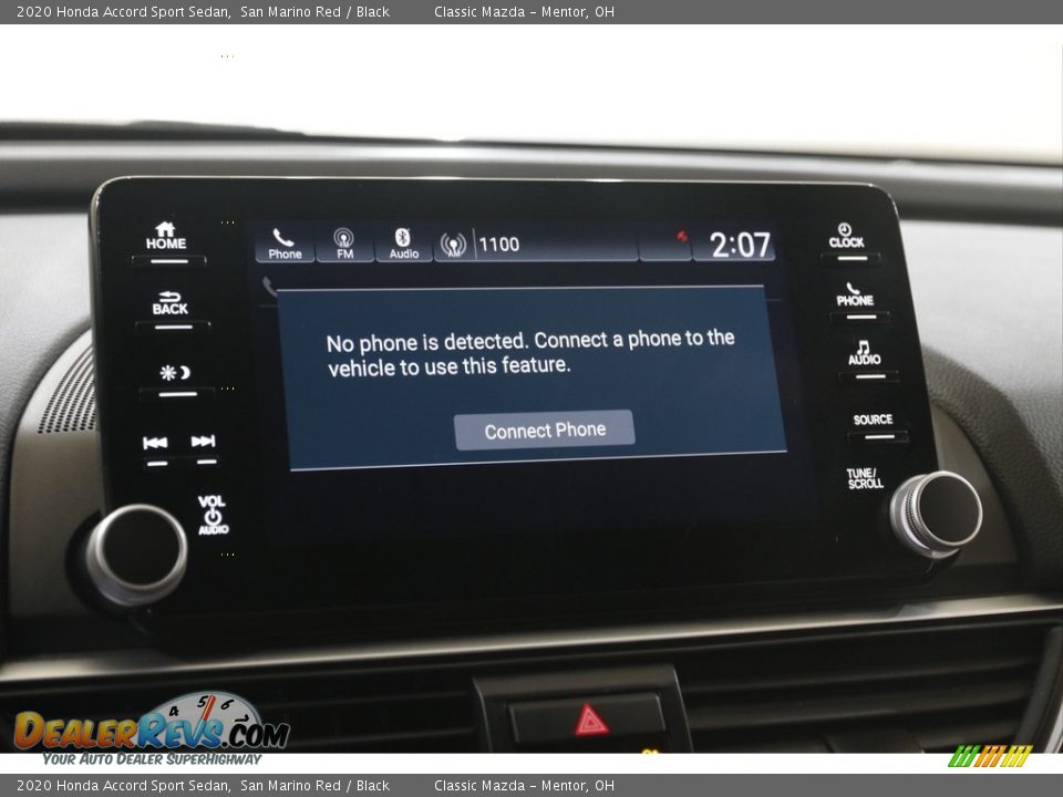 2020 Honda Accord Sport Sedan San Marino Red / Black Photo #10