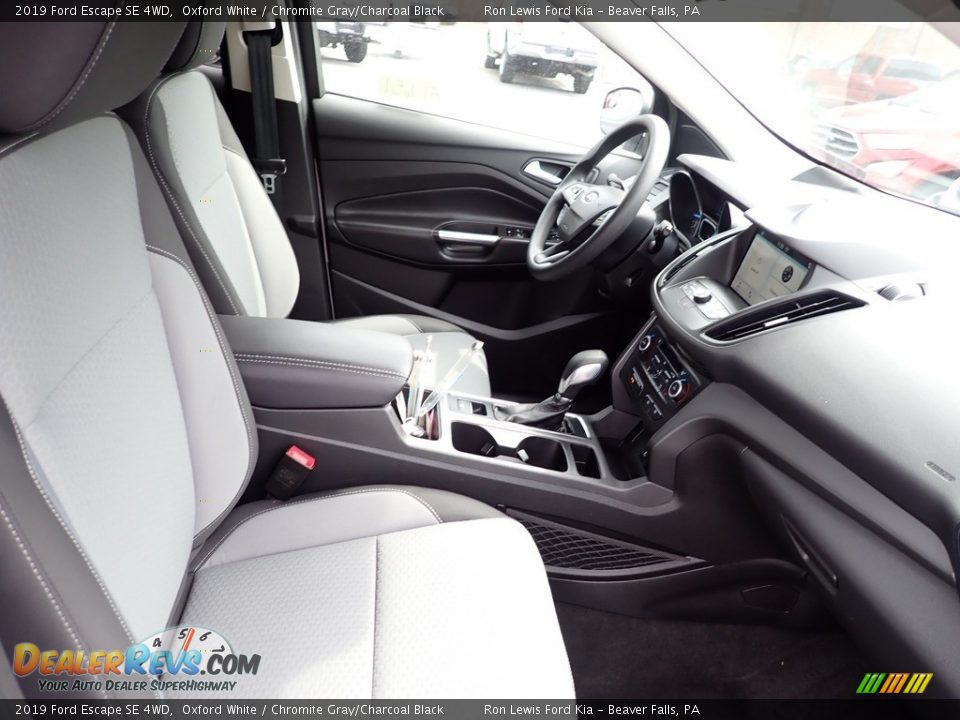 2019 Ford Escape SE 4WD Oxford White / Chromite Gray/Charcoal Black Photo #11