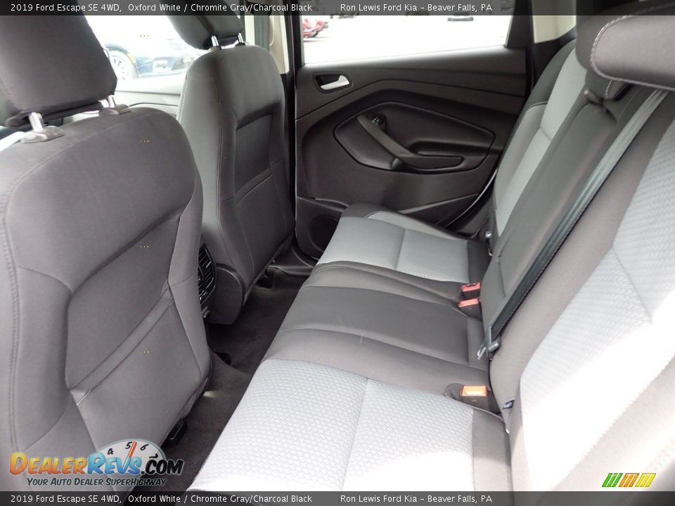 2019 Ford Escape SE 4WD Oxford White / Chromite Gray/Charcoal Black Photo #12