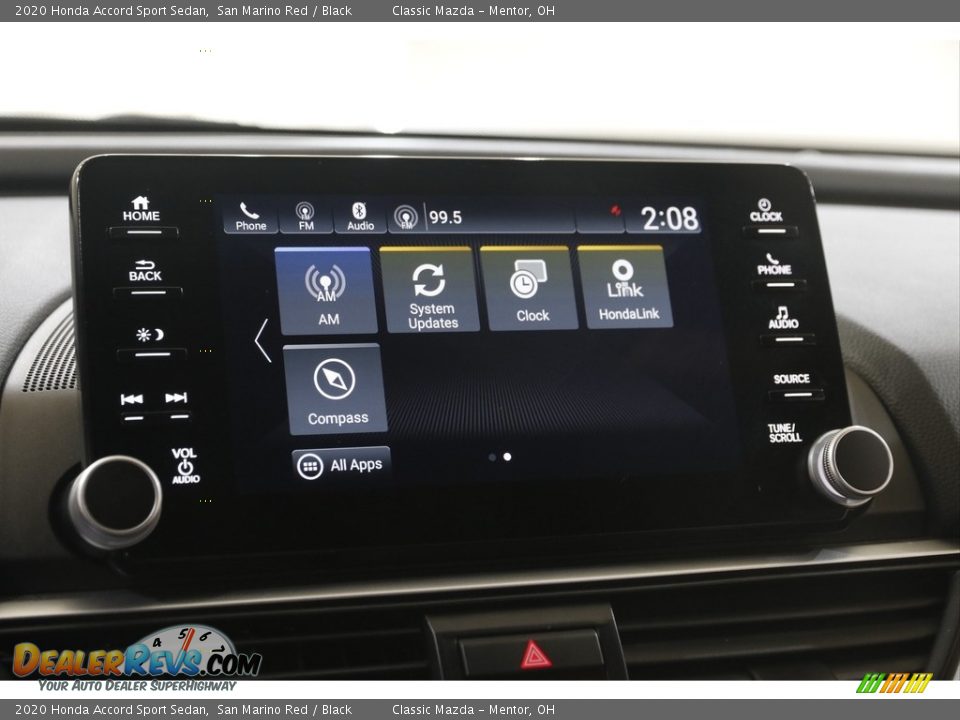 2020 Honda Accord Sport Sedan San Marino Red / Black Photo #13