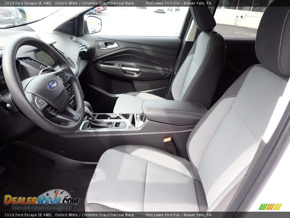 2019 Ford Escape SE 4WD Oxford White / Chromite Gray/Charcoal Black Photo #14