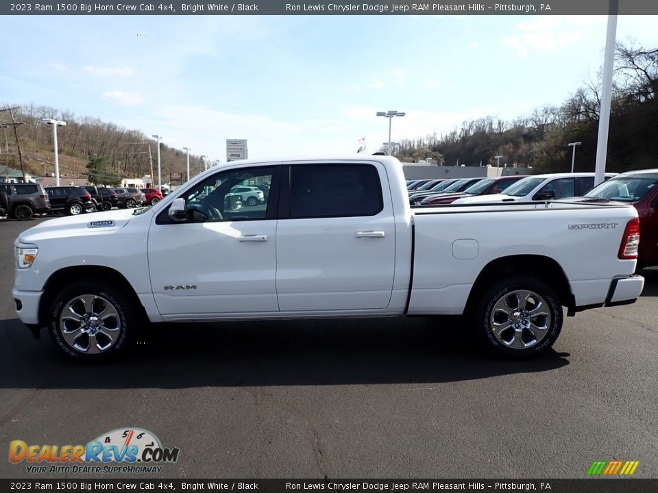 2023 Ram 1500 Big Horn Crew Cab 4x4 Bright White / Black Photo #2